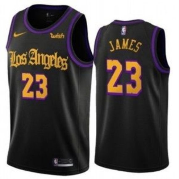 NBA Other - LeBron James Los Angeles Lakers Black NBA Jersey NBA Other - LeBron James Los Angeles Lakers Black NBA Jersey